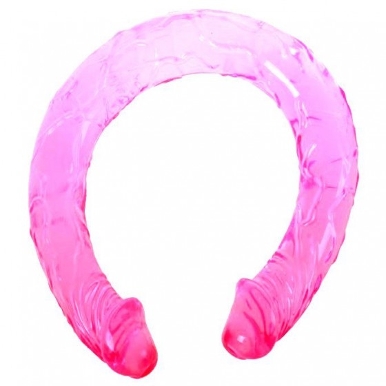 DILDO DUPLO BAILE - DONG DUPLO ROSA 44.5 CM