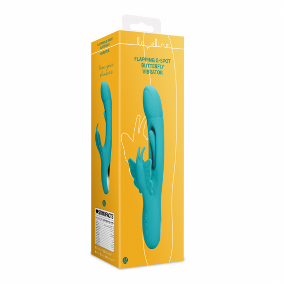 VIBRADOR RABBIT FLAPPING G-SPOT LOVELINE Borboleta